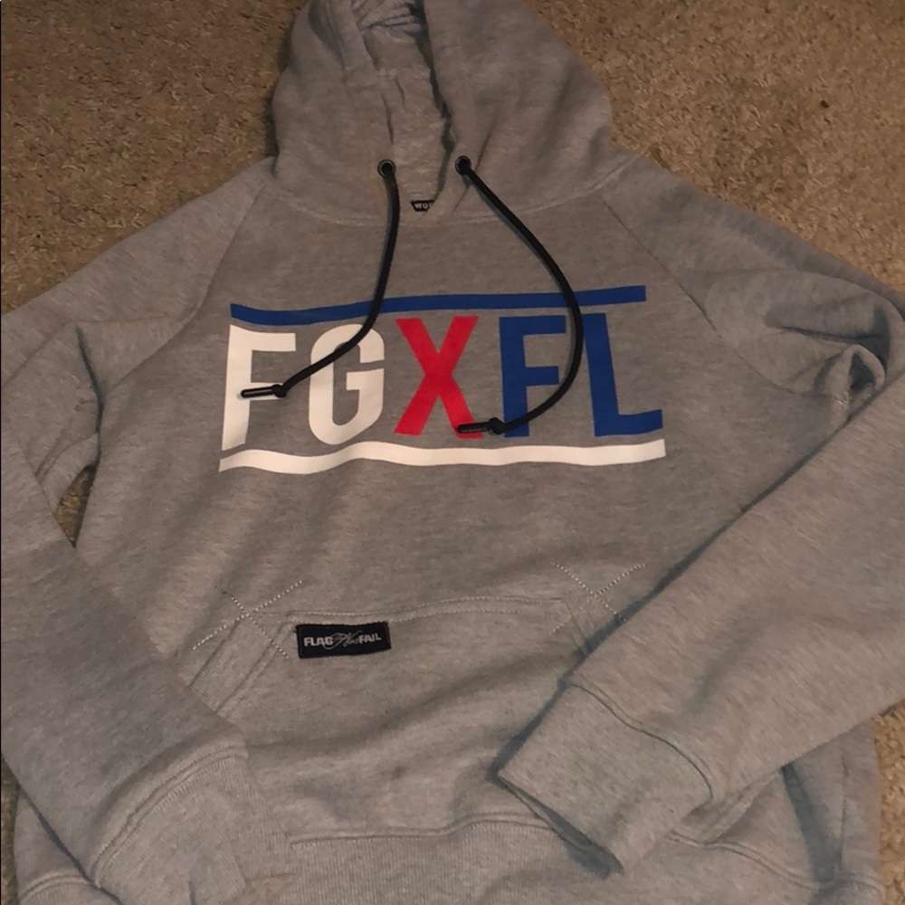 Flag Nor Fail Fitted Hoodie